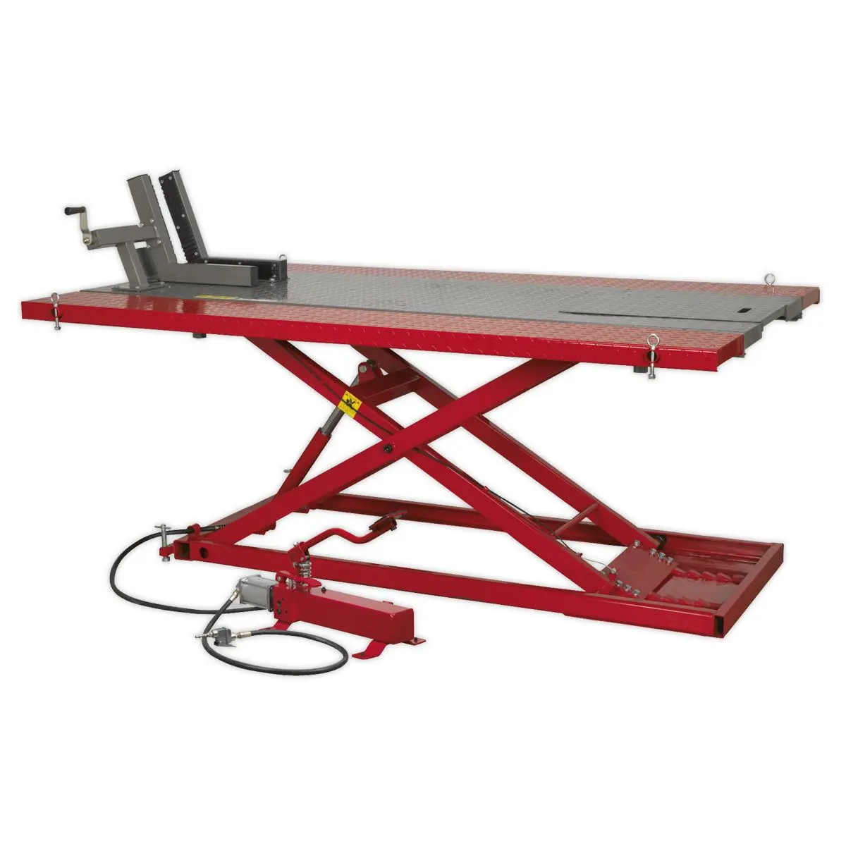 Sealey Air/Hydraulic Mini Tractor/Quad/Motorcycle Lift 680kg Capacity - Image 3