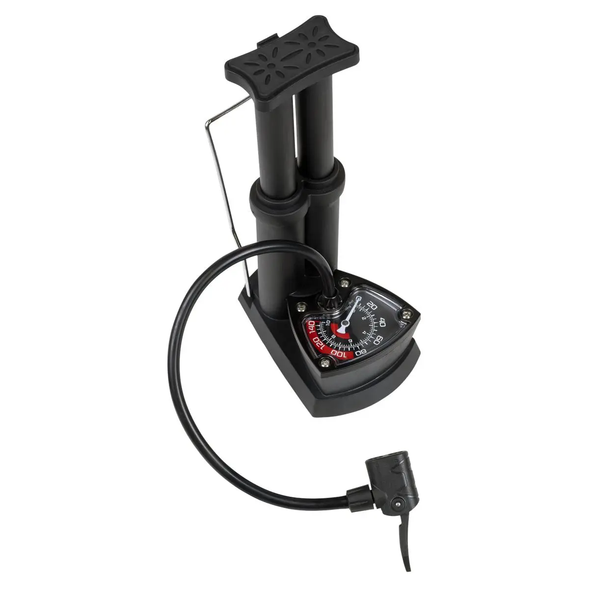 Sealey Mini Twin Barrel Bicycle Foot Pump - Image 9