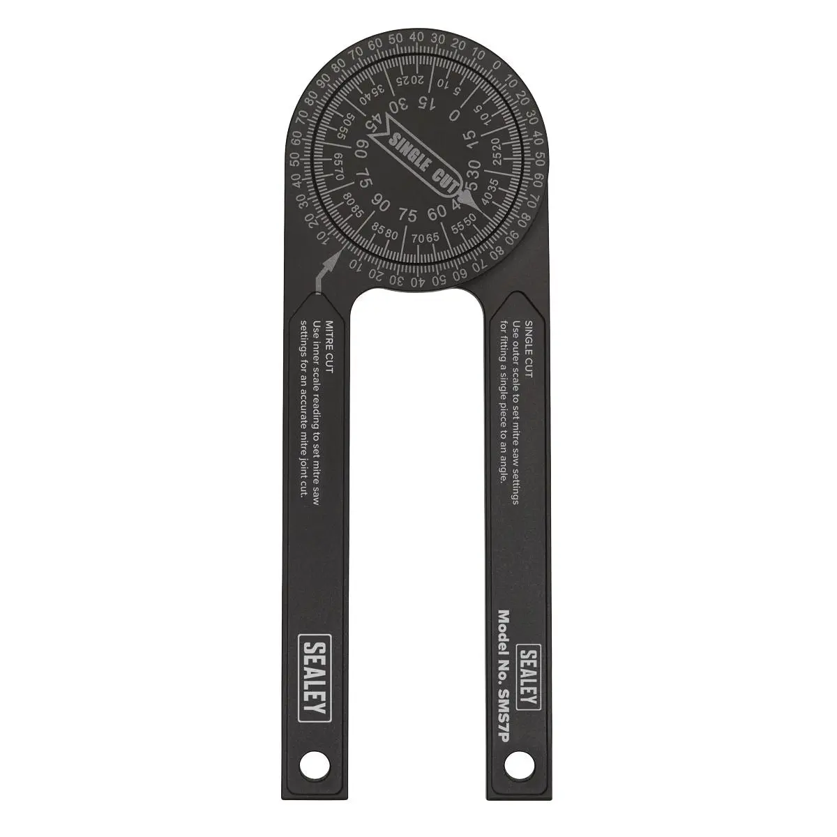 Sealey Mitre Saw Protractor - Aluminium - Image 6