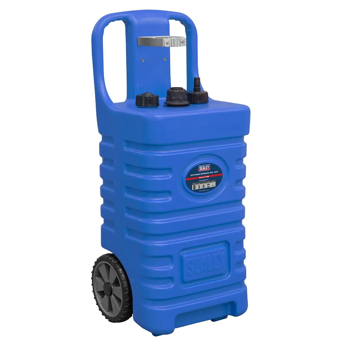 Sealey Mobile Dispensing Tank - Blue 55ltr