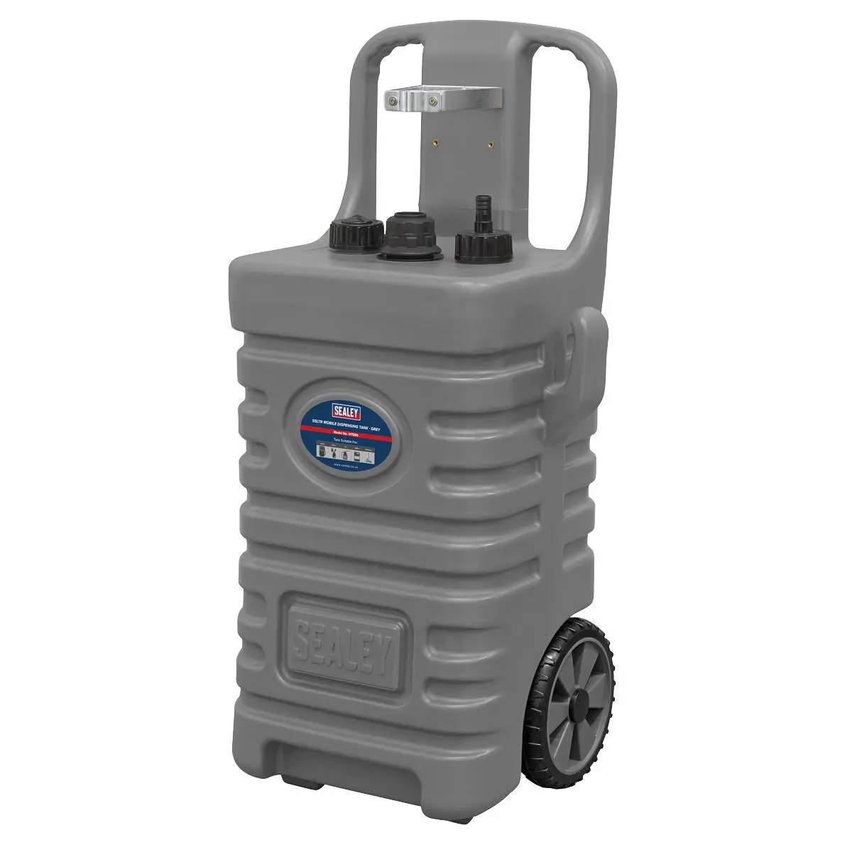 Sealey Mobile Dispensing Tank - Grey 55ltr - Image 2