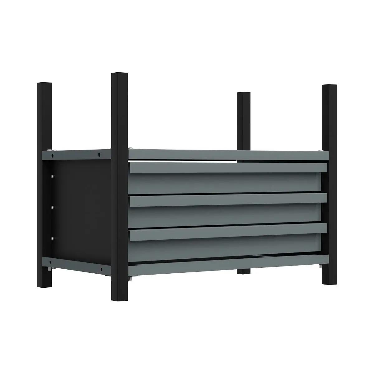 Sealey Modular Racking Mid Unit 3 Drawers & 1 Shelf 580mm - Image 3