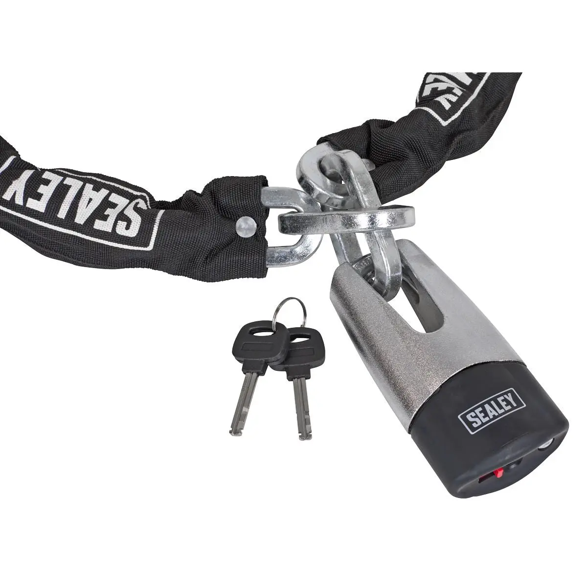 Sealey Motorcycle Chain & Disc Lock 10.5 x 10.5 x 1500mm 4* ART Approved - Image 4