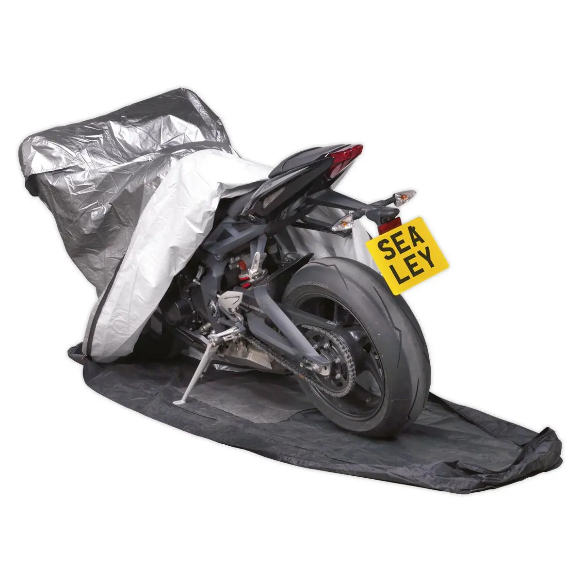 Sealey Motorcycle Coverall - Medium with Solar Panel Pocket - Image 11