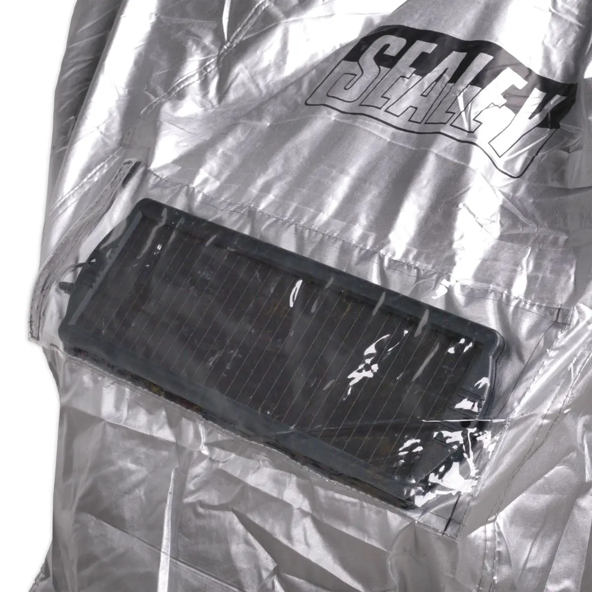 Sealey Motorcycle Coverall - Medium with Solar Panel Pocket - Image 3