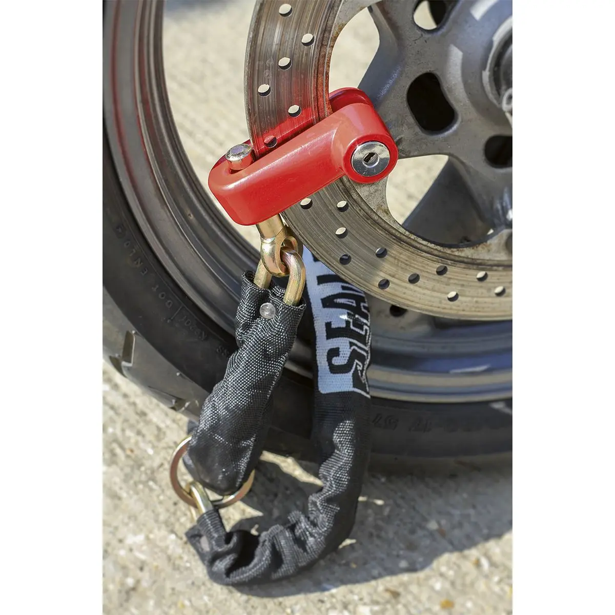 Sealey Motorcycle Disc Brake Lock 10mm - Image 2