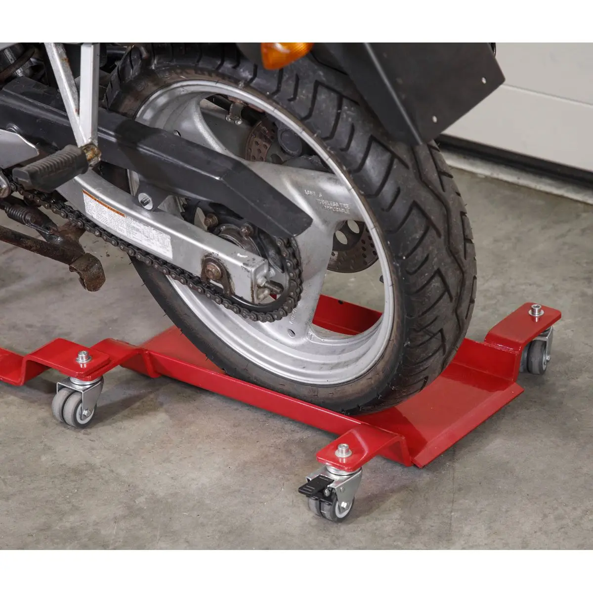 Sealey Motorcycle Rear Wheel Side Stand Type Dolly - Image 4
