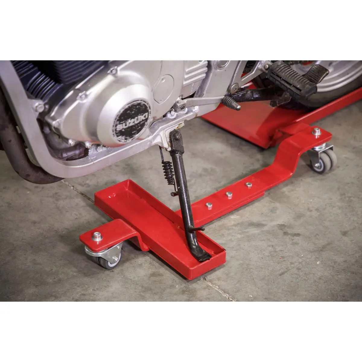 Sealey Motorcycle Rear Wheel Side Stand Type Dolly - Image 5