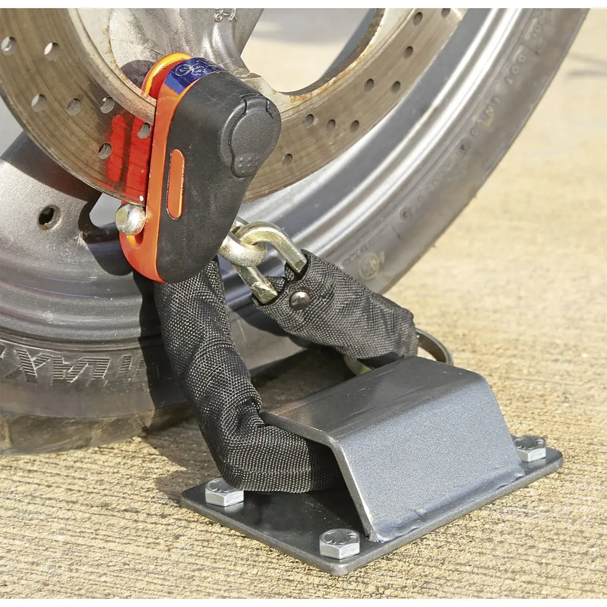 Sealey Motorcycle Ground Anchor with 4 Security Bolts - Image 3