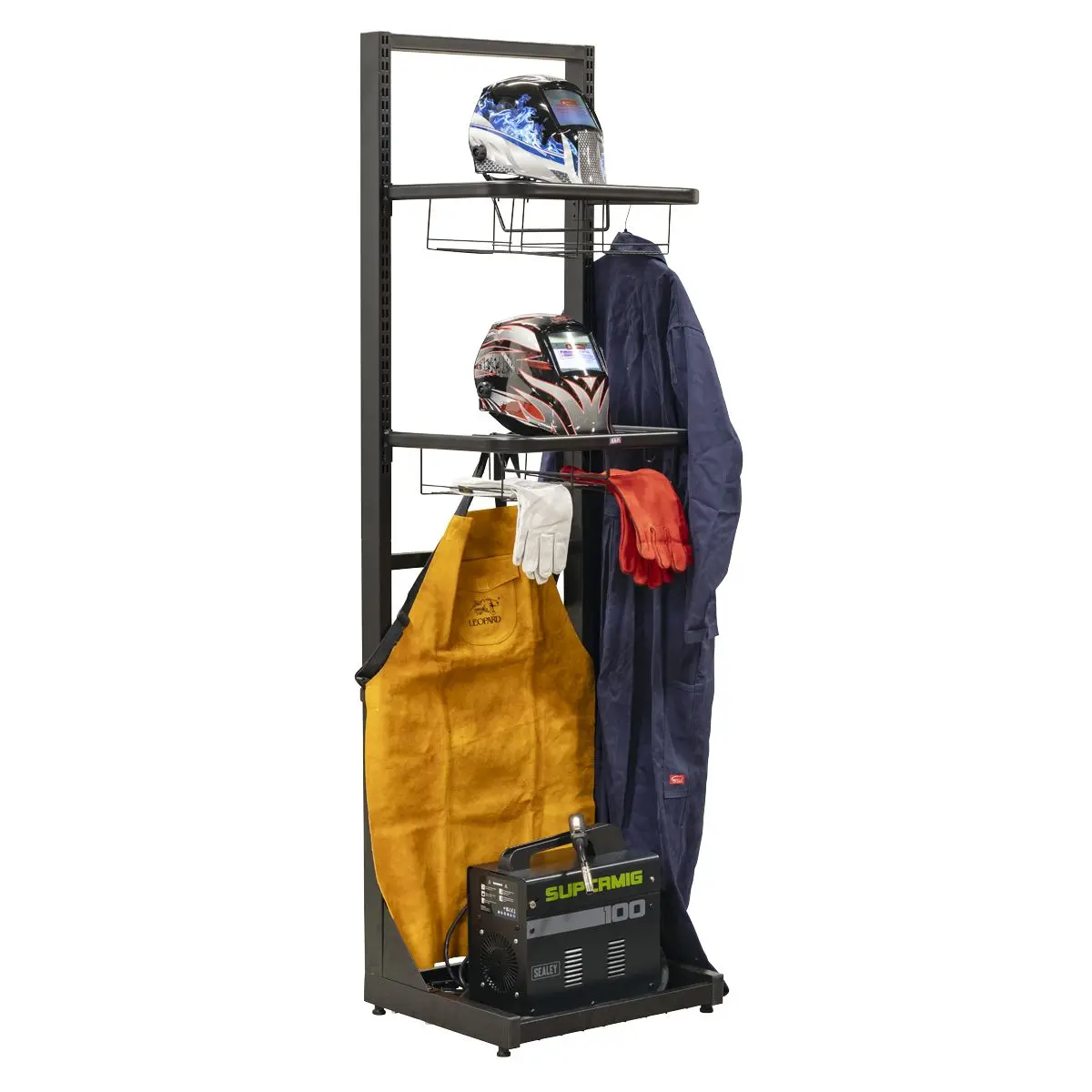 Sealey Motorcycle Helmet & Gear Tidy, Freestanding - Image 11