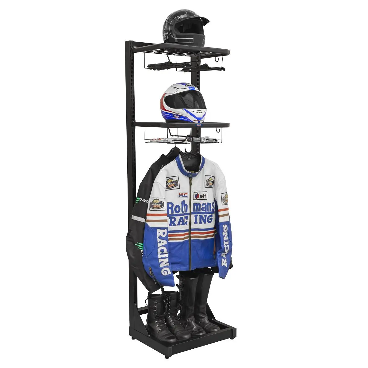 Sealey Motorcycle Helmet & Gear Tidy, Freestanding - Image 3