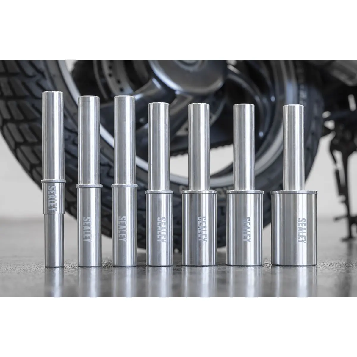 Sealey Motorcycle Stand Single-Sided Pin Adaptor 28.5mm - Image 2
