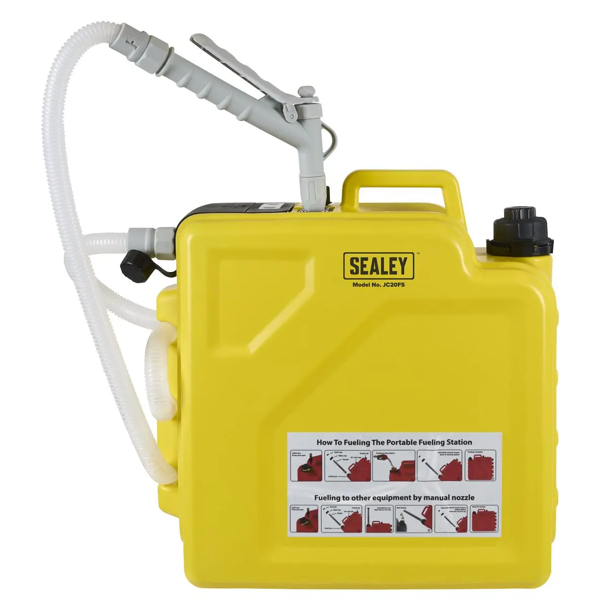 Sealey Multi-Powered Portable Fuelling Station 20L - Image 16
