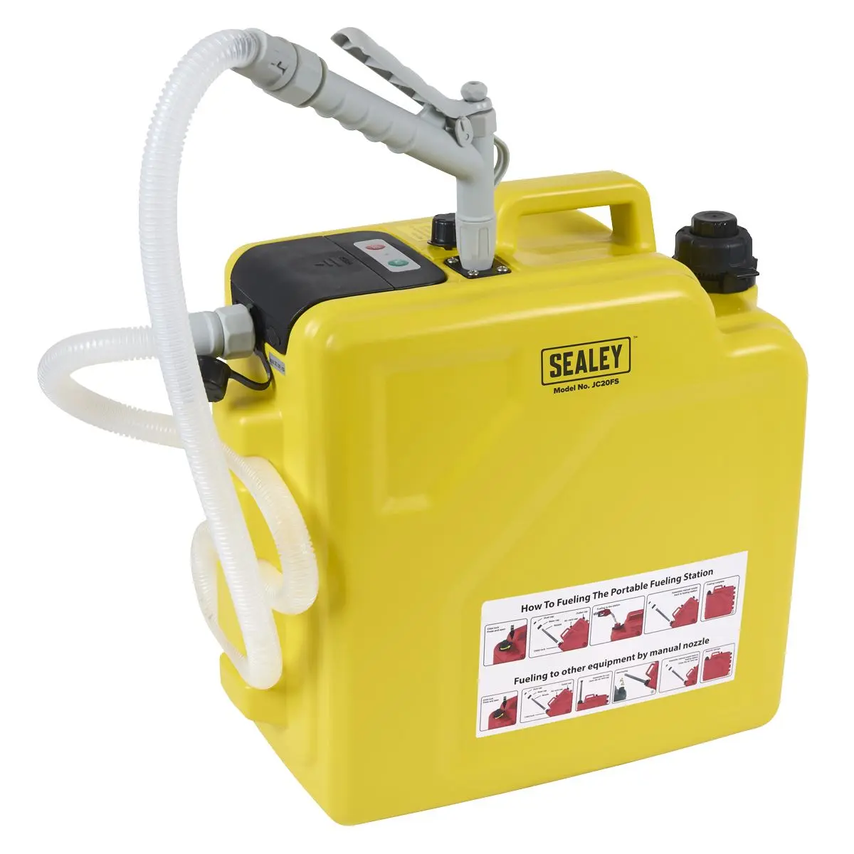 Sealey Multi-Powered Portable Fuelling Station 20L - Image 17