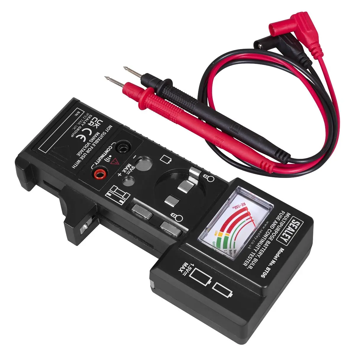 Sealey Multipurpose Battery, Bulb, Fuse & Continuity Tester - Image 5