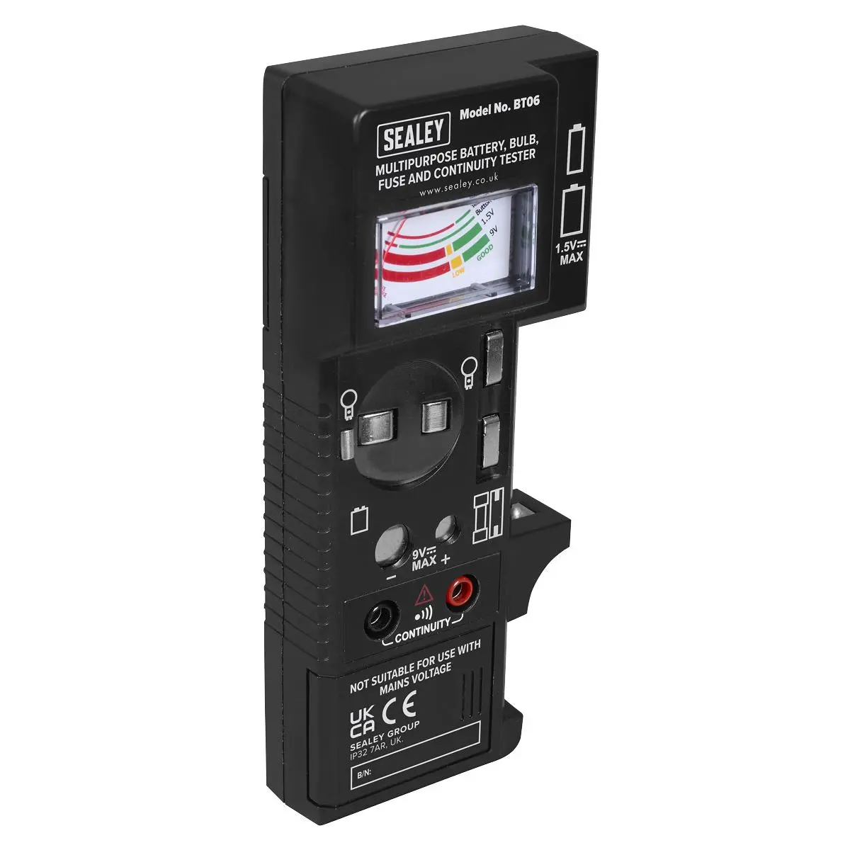 Sealey Multipurpose Battery, Bulb, Fuse & Continuity Tester - Image 6