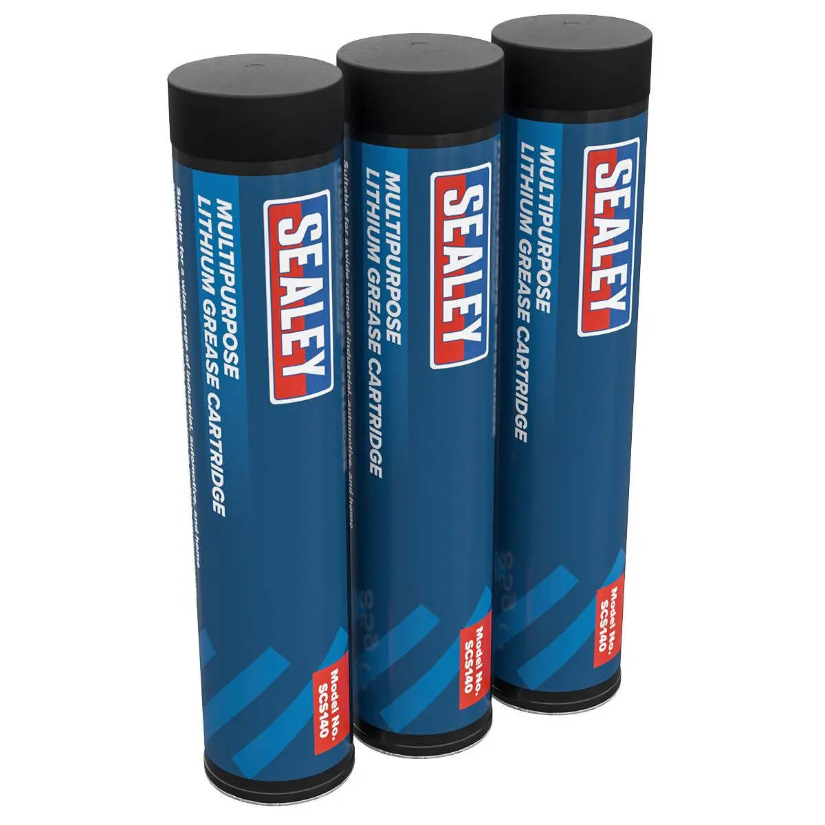 Sealey Multipurpose Lithium Grease Cartridge 85g - Pack of 3