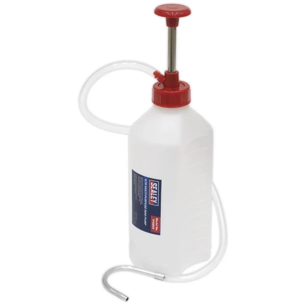 Sealey Multipurpose Mini Pump 1 Litre Capacity Brake Fluid Engine Oils - Image 8