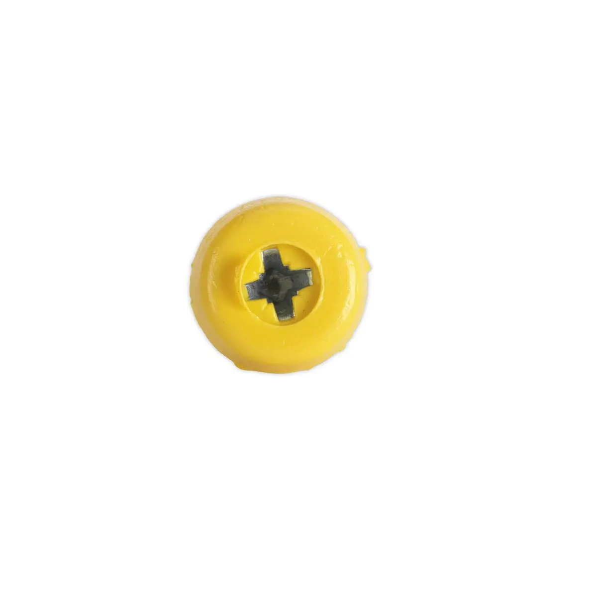 Sealey Numberplate Screw Plastic Enclosed Head 4.8 x 18mm Yellow Pack of 50 - Image 2