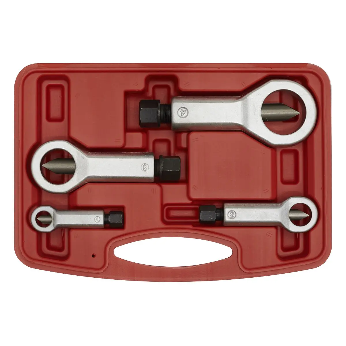 Sealey Nut Splitter Set 4pc - Image 2