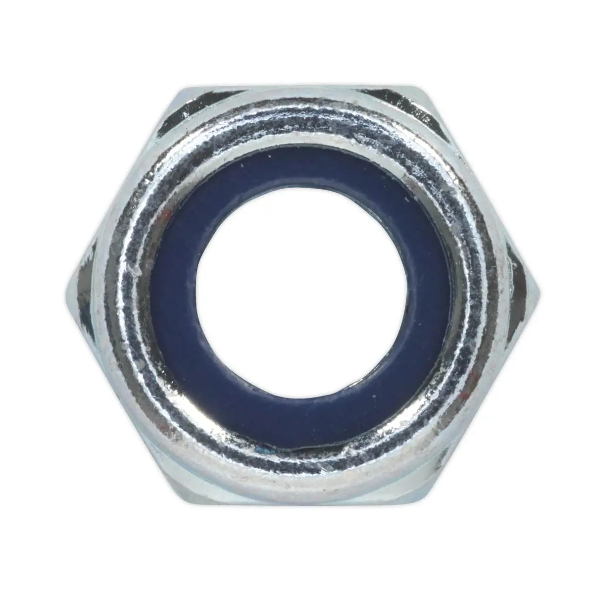 Sealey Nylon Locknut M10 Zinc Pack of 100 - Image 3