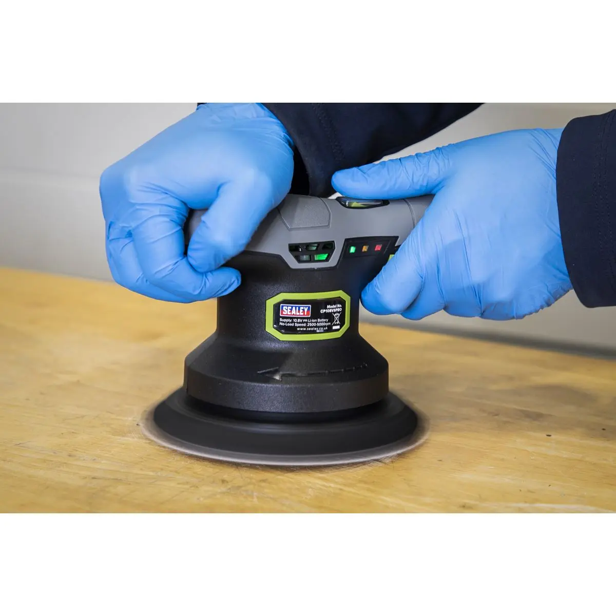 Sealey Ø150mm Dual Action Sander/Polisher 10.8V SV10.8 Series - Body Only - Image 10
