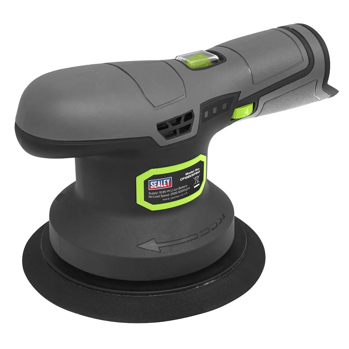 Sealey Ø150mm Dual Action Sander/Polisher 10.8V SV10.8 Series - Body Only - Image 6