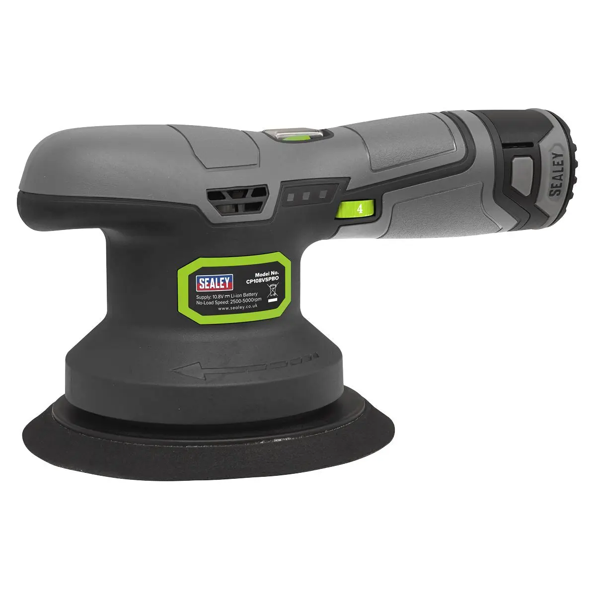 Sealey Ø150mm Dual Action Sander/Polisher 10.8V SV10.8 Series - Body Only - Image 9