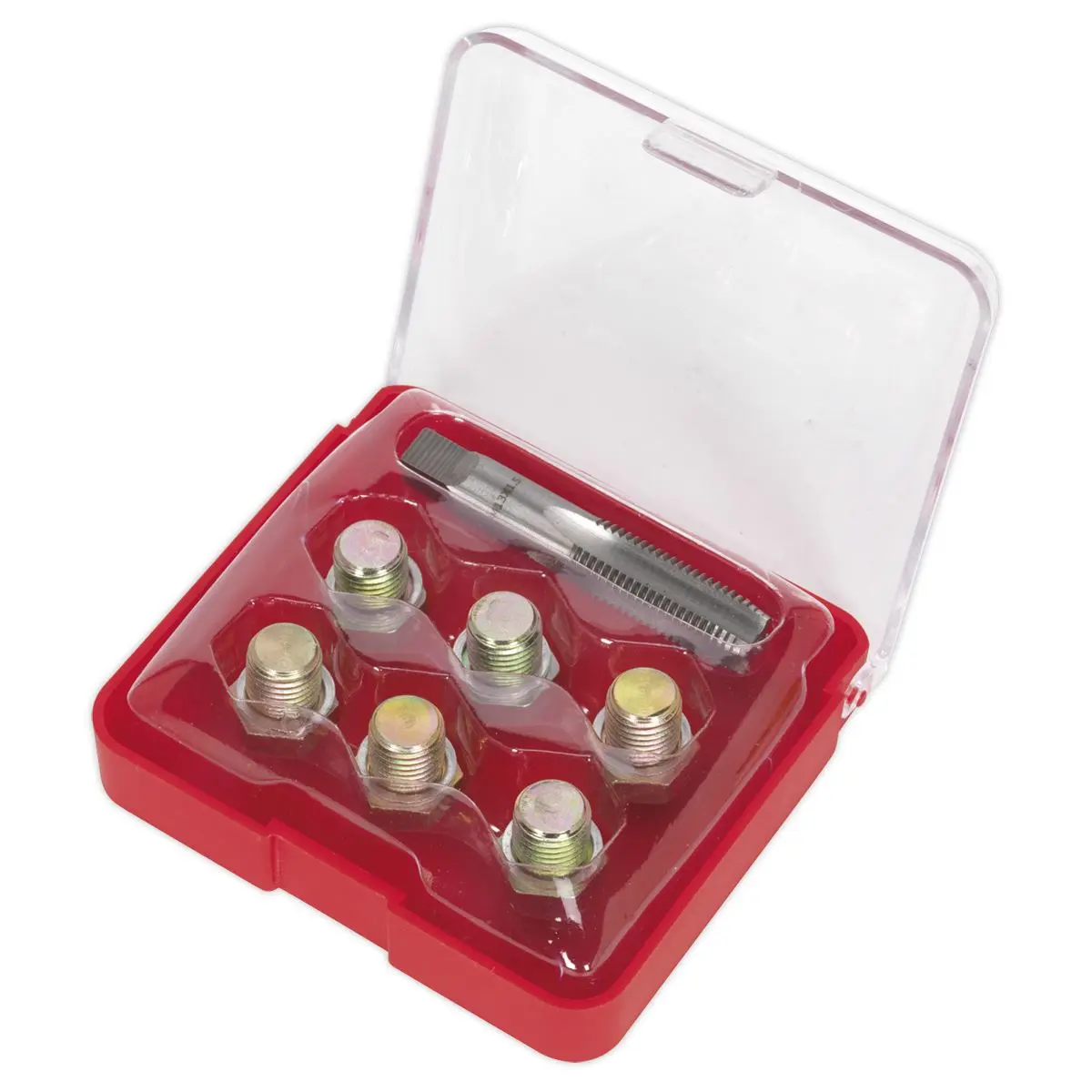 Sealey Oil Drain Plug Thread Repair Set - M13 - Image 2