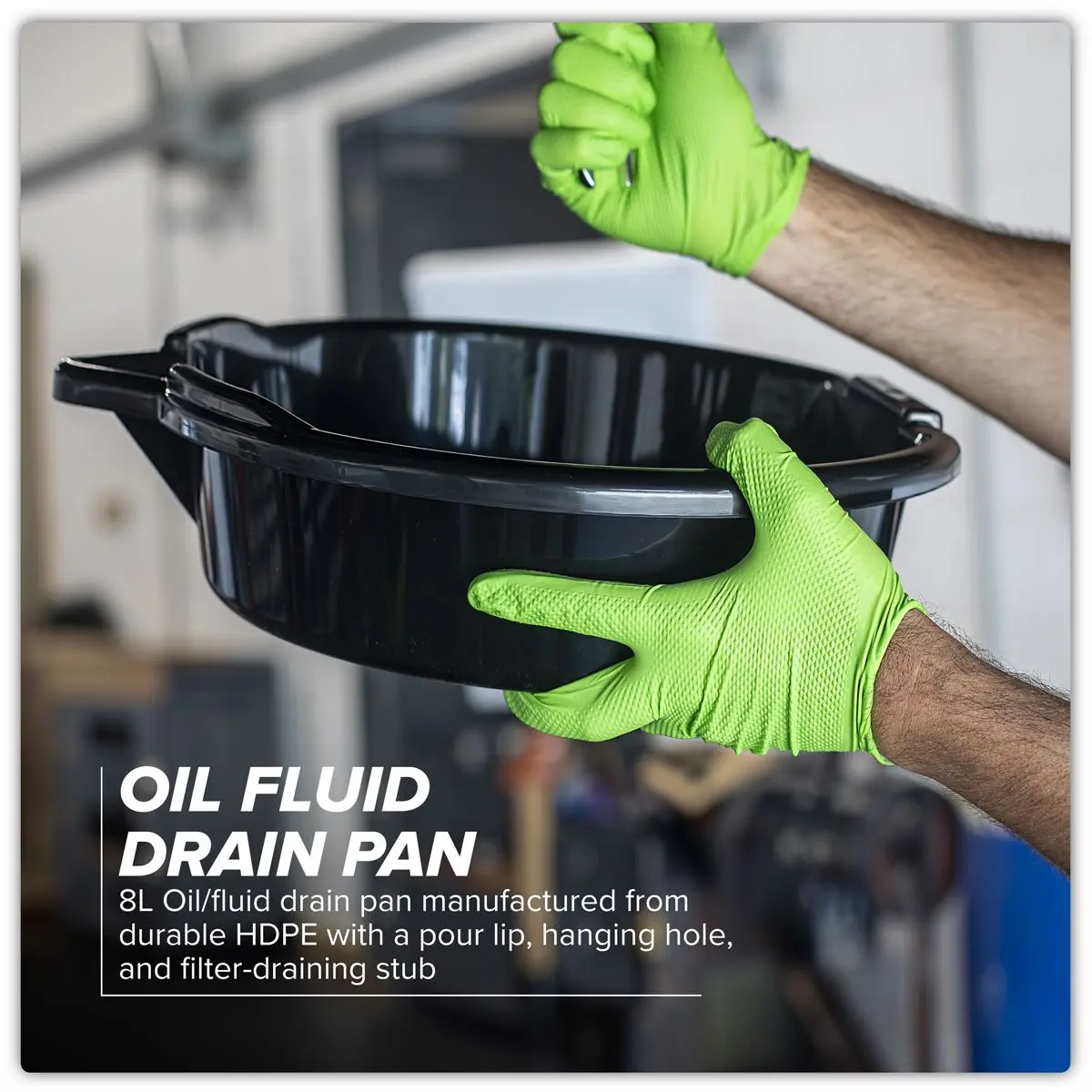 Sealey Oil/Fluid Drain Pan 8L - Image 2