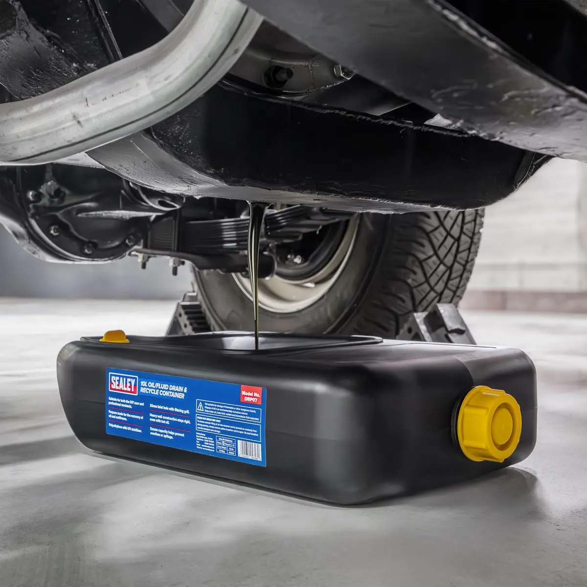 Sealey Oil/Fluid Drain & Recycle Container 10L - Image 4