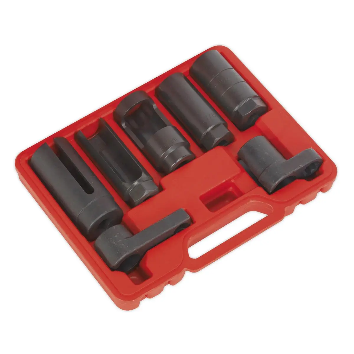 Sealey Oxygen Sensor Socket Set 7pc 3/8" & 1/2"Sq Drive - Image 2