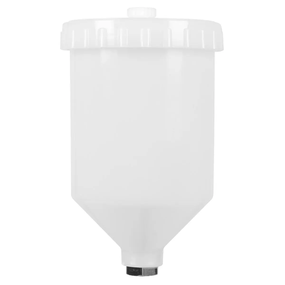 Sealey Paint Spray Gun Pot with Brass Fitting 600ml - White - Image 2
