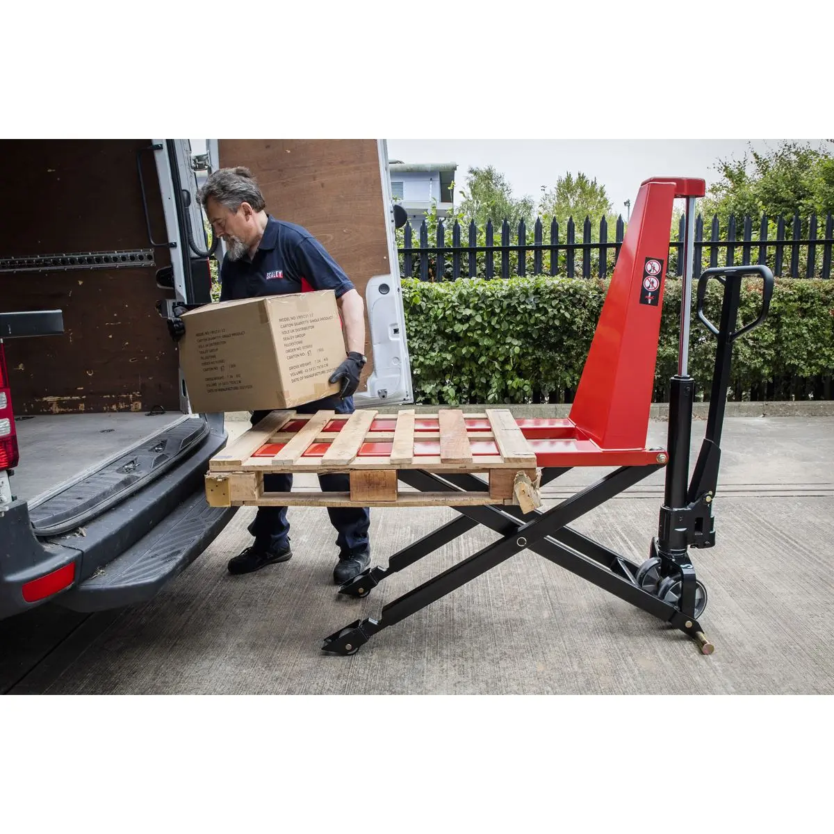 Sealey High Lift Pallet Truck - 1000kg Capacity 1170 x 540mm - Image 5