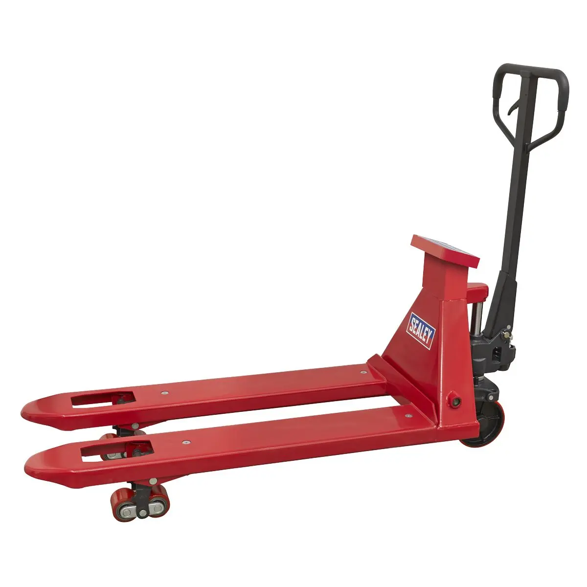 Sealey Pallet Truck with Scales - 2000kg Capacity 1150 x 555mm - Image 2