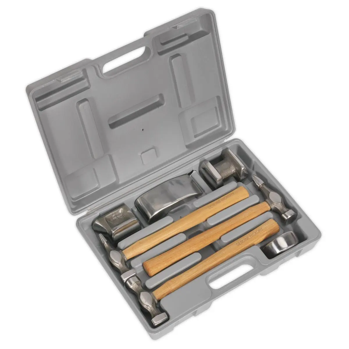 Sealey Panel Beating Set 7pc Drop-Forged Hickory Shafts - Image 5