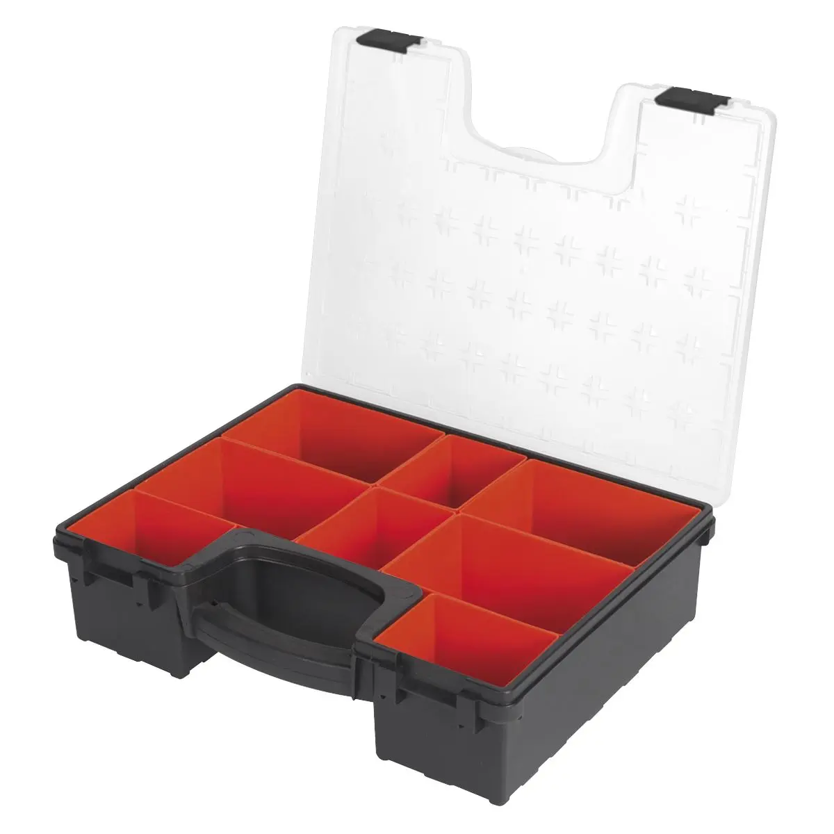 Sealey Parts Storage Case Organiser with 8 Removable Compartments Tool Screw Box - Image 2