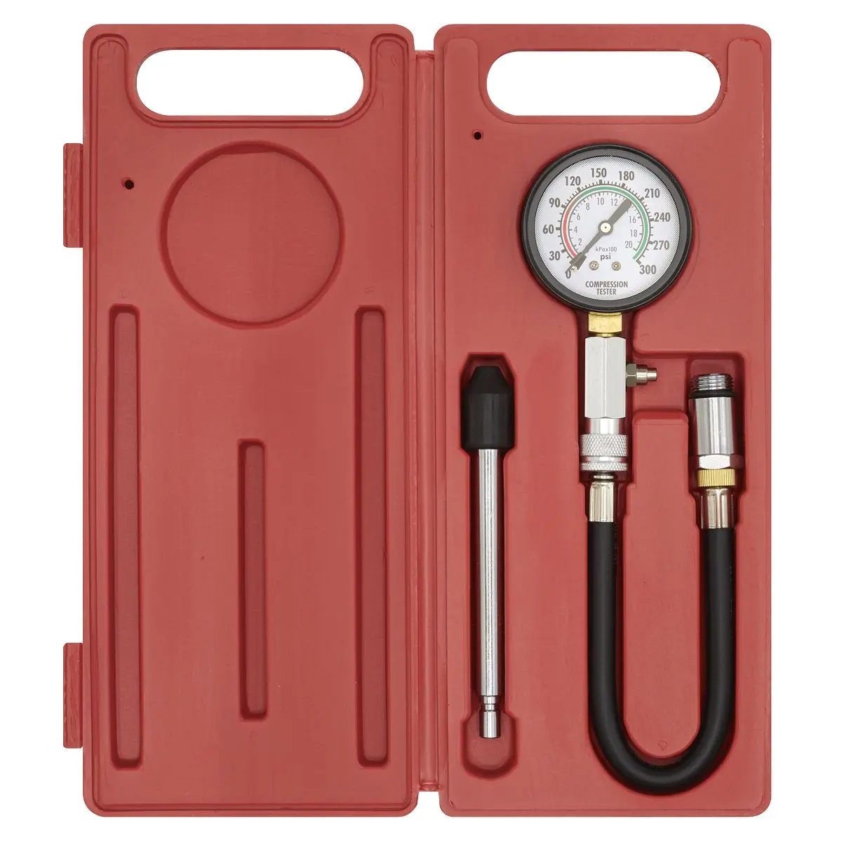 Sealey Petrol Engine Compression Test Kit 3pc - Image 3