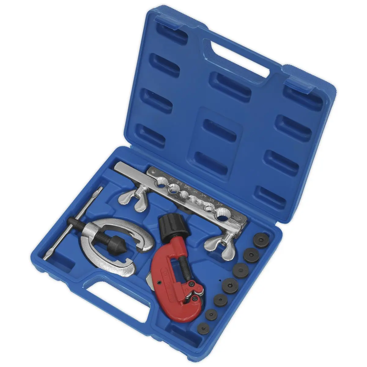 Sealey Pipe Flaring & Cutting Kit 10pc - Image 5
