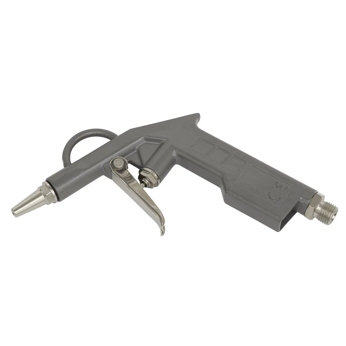 Sealey Pistol Air Blow Gun 1/4" BSP Dust Duster Short Type Nozzle 110psi