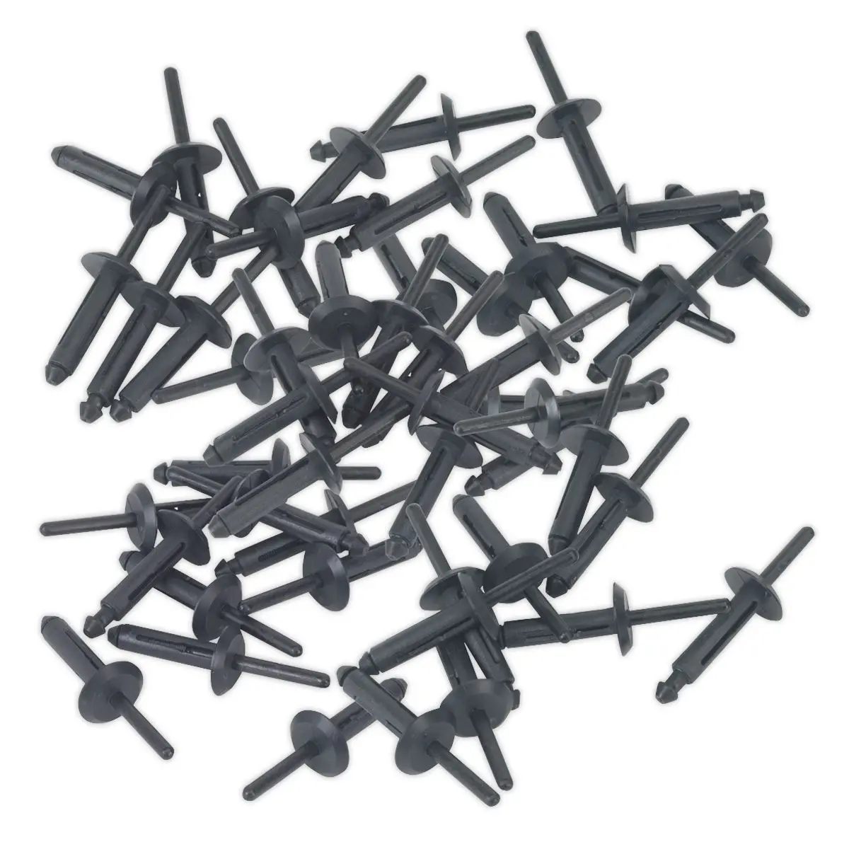 Sealey Plastic Rivet Ø6.3 x 25.2mm Pack of 50
