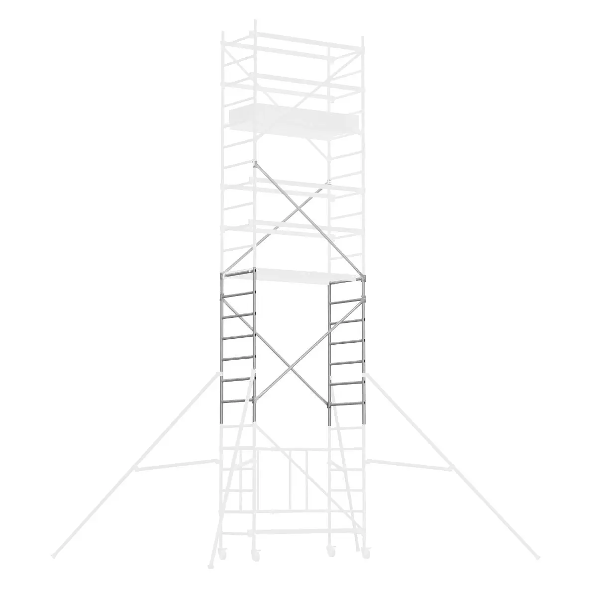 Sealey Platform Scaffold Tower Extension Pack 4 EN 1004-1 - Image 5
