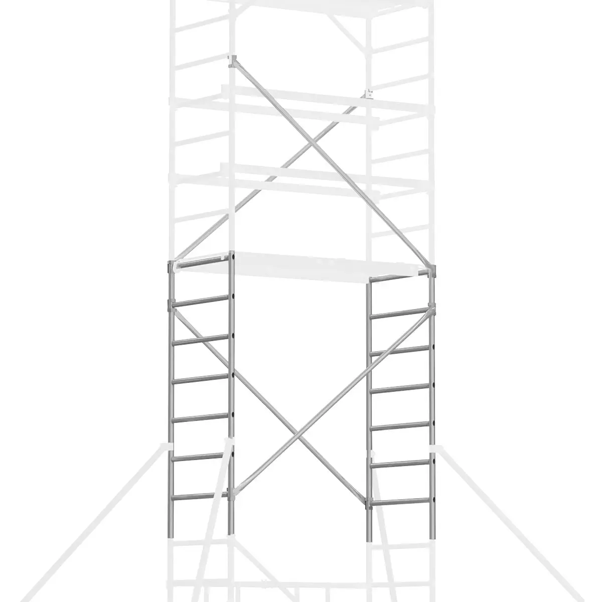 Sealey Platform Scaffold Tower Extension Pack 4 EN 1004-1 - Image 6