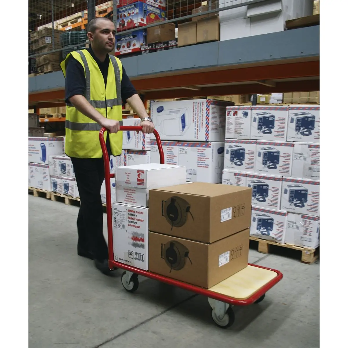 Sealey Platform Truck 250kg Capacity Heavy-Duty - Image 4