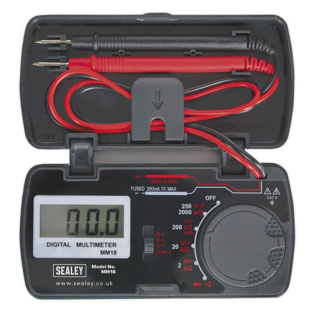 Sealey Pocket Multimeter AC DC Voltage Resistance Electrican Compact - Image 5