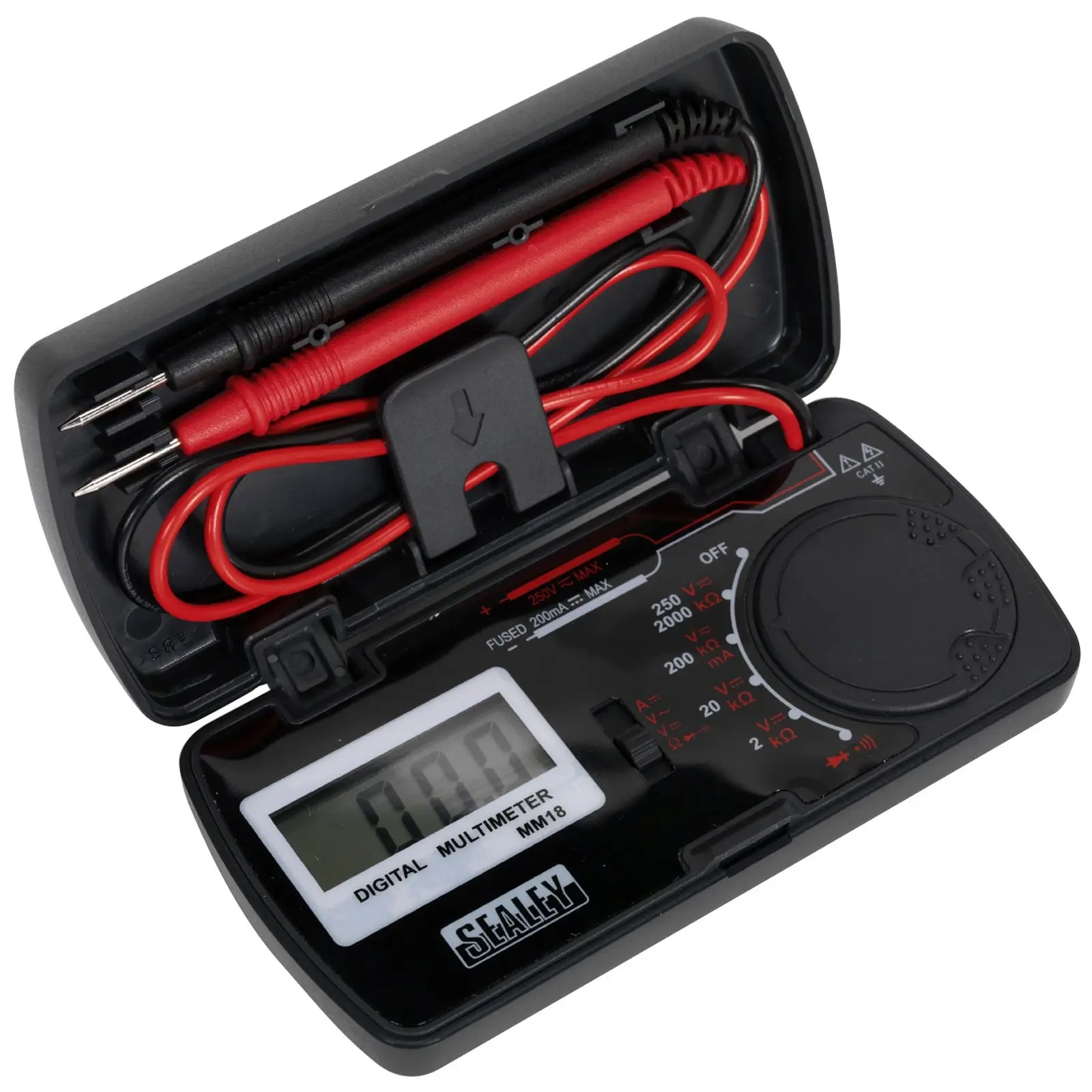 Sealey Pocket Multimeter AC DC Voltage Resistance Electrican Compact - Image 7