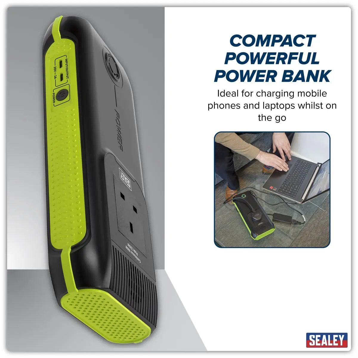Sealey Power Pack 160W AC 115Wh Capacity - Lithium - Image 6