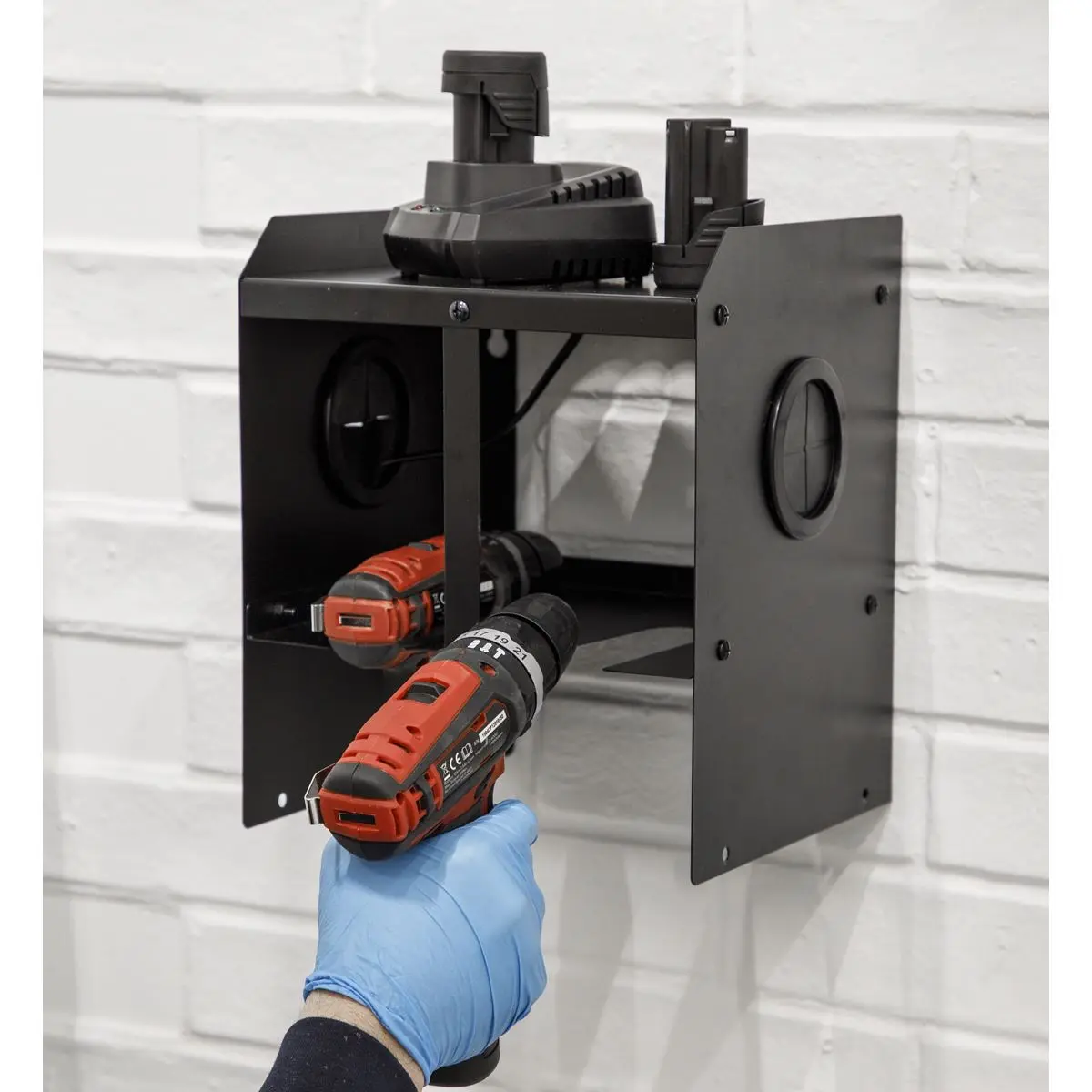 Sealey Power Tool Storage Rack - 2-Bay - Image 2