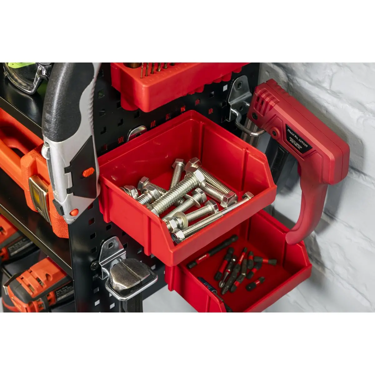 Sealey Power Tool Storage Rack with Shelves - Image 11