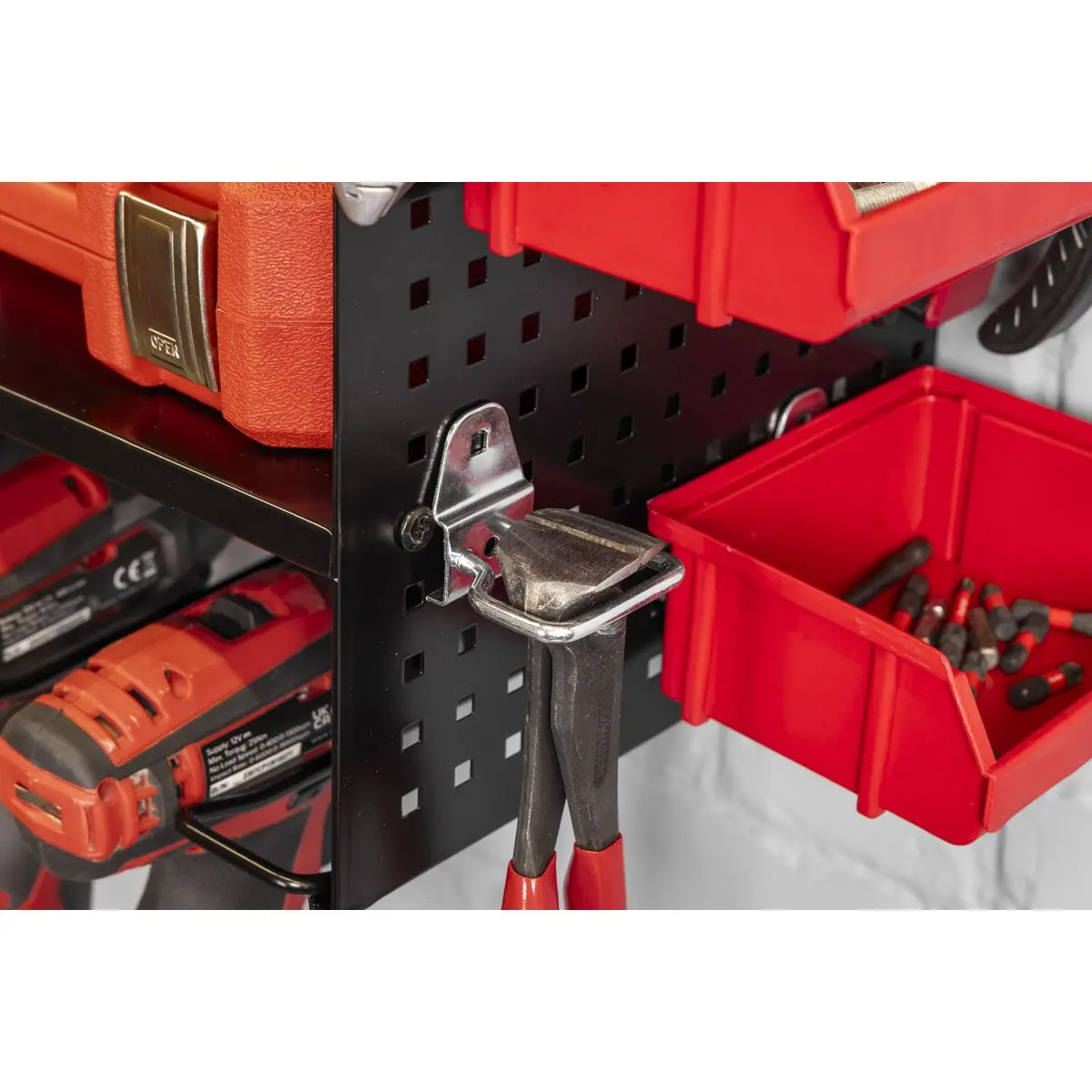 Sealey Power Tool Storage Rack with Shelves - Image 6